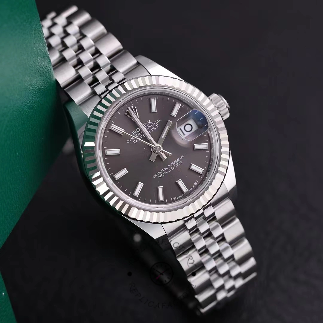 Rolex Datejust 279174 0011 28 mm Dark Grey Dial Women's Watch