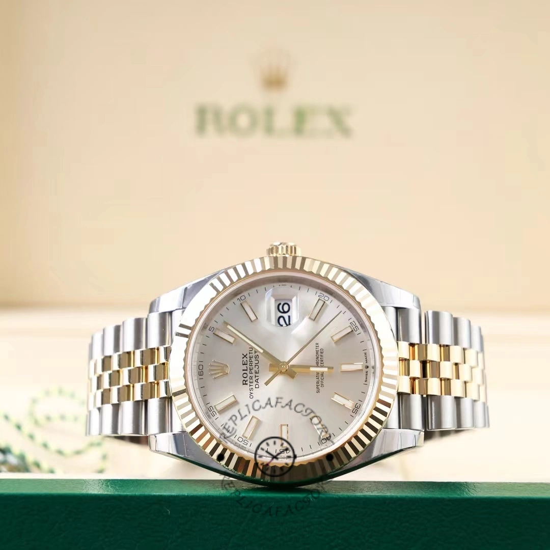 Rolex Datejust 41 Jubilee Bracelet Silver Dial M126333 0002 Men's Watch
