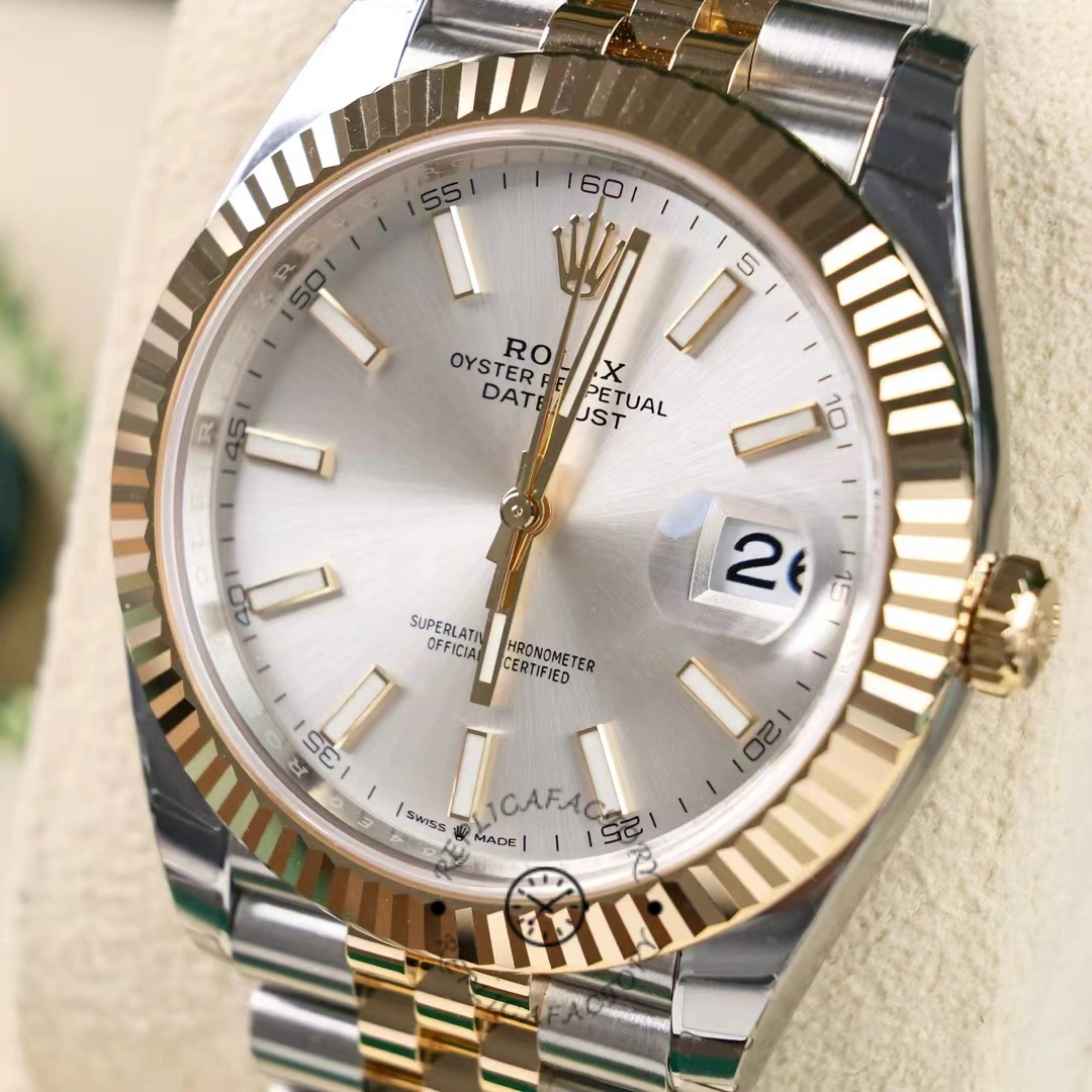 Rolex Datejust 41 Jubilee Bracelet Silver Dial M126333 0002 Men's Watch