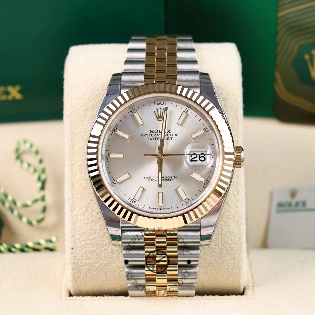 Rolex Datejust 41 Jubilee Bracelet Silver Dial M126333 0002 Men's Watch