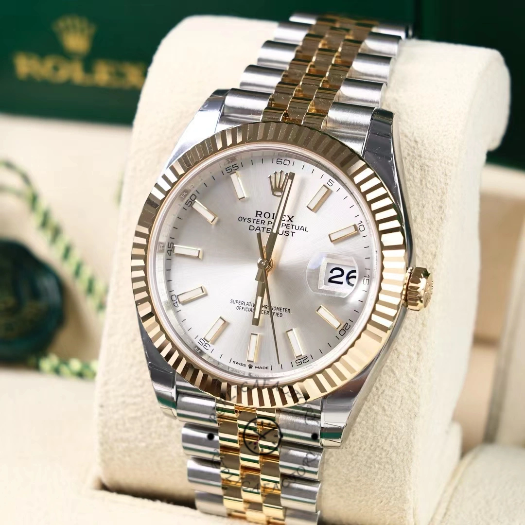 Rolex Datejust 41 Jubilee Bracelet Silver Dial M126333 0002 Men's Watch