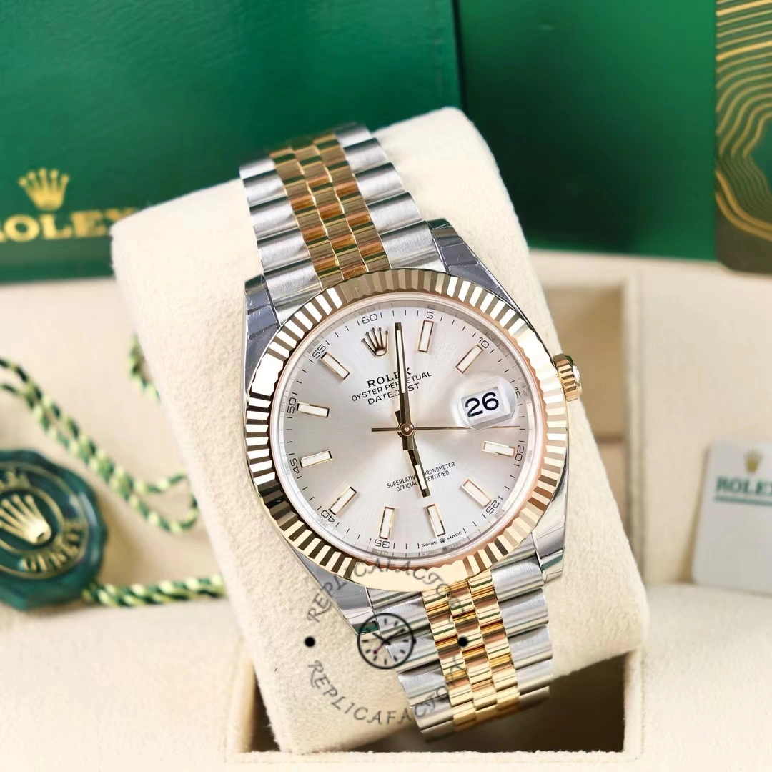 Rolex Datejust 41 Jubilee Bracelet Silver Dial M126333 0002 Men's Watch