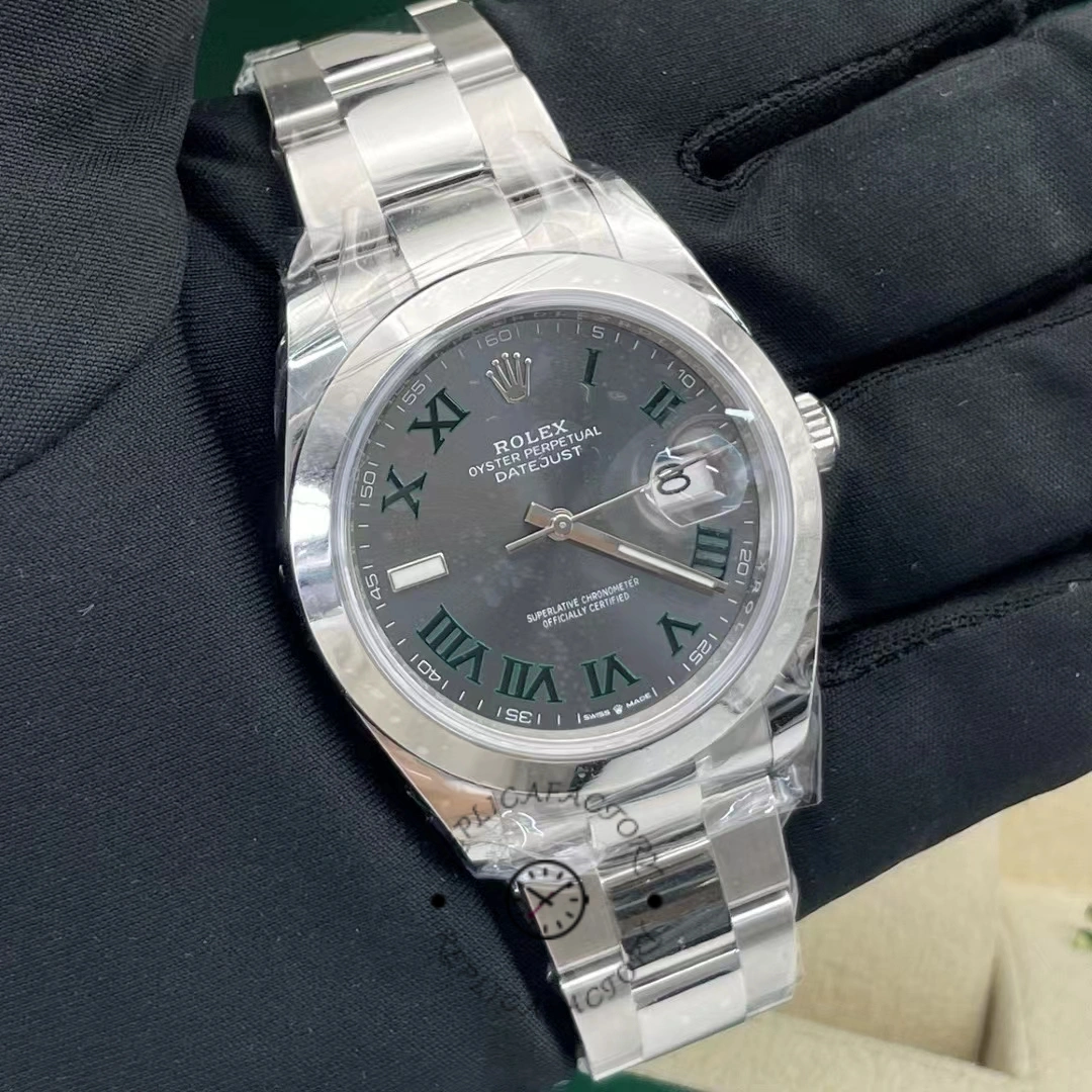 Rolex Datejust 41 Oyster Stainless Steel Slate M126300 0013 Men's Watch