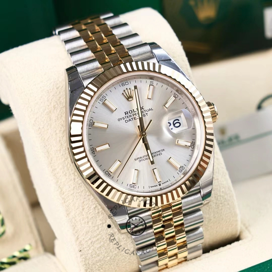 Rolex Datejust 41 Jubilee Bracelet Silver Dial M126333 0002 Men's Watch