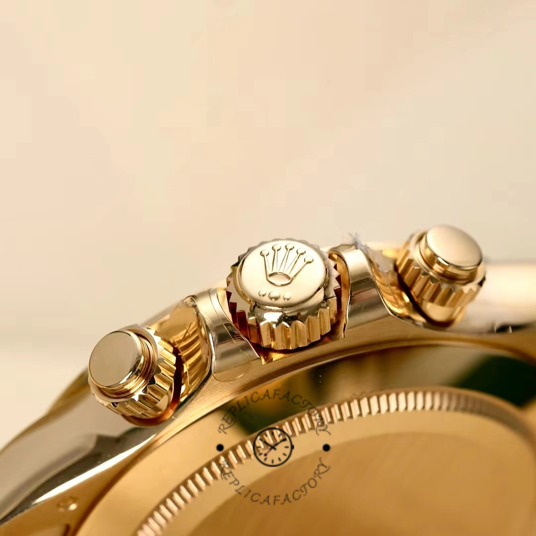 Rolex Daytona 116508 Yellow Gold Black Index Dial 40MM Mens Replica Watch