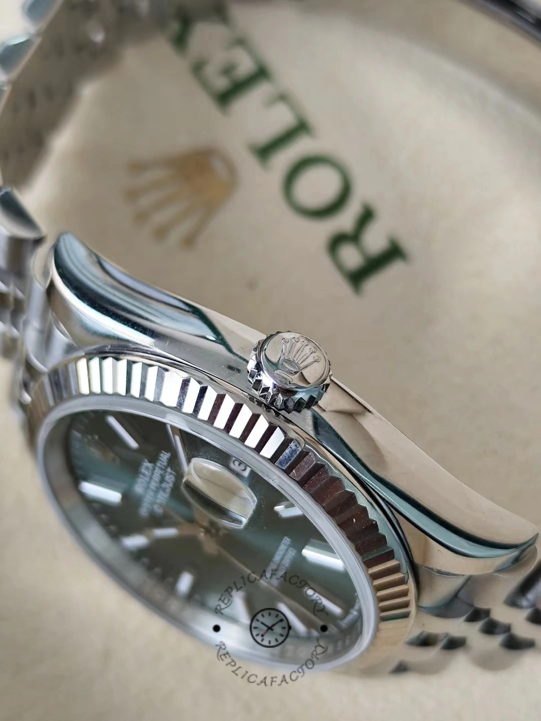 Rolex Datejust 126234 Stainless Steel Mint Green Dial 36MM Unisex Replica Watch
