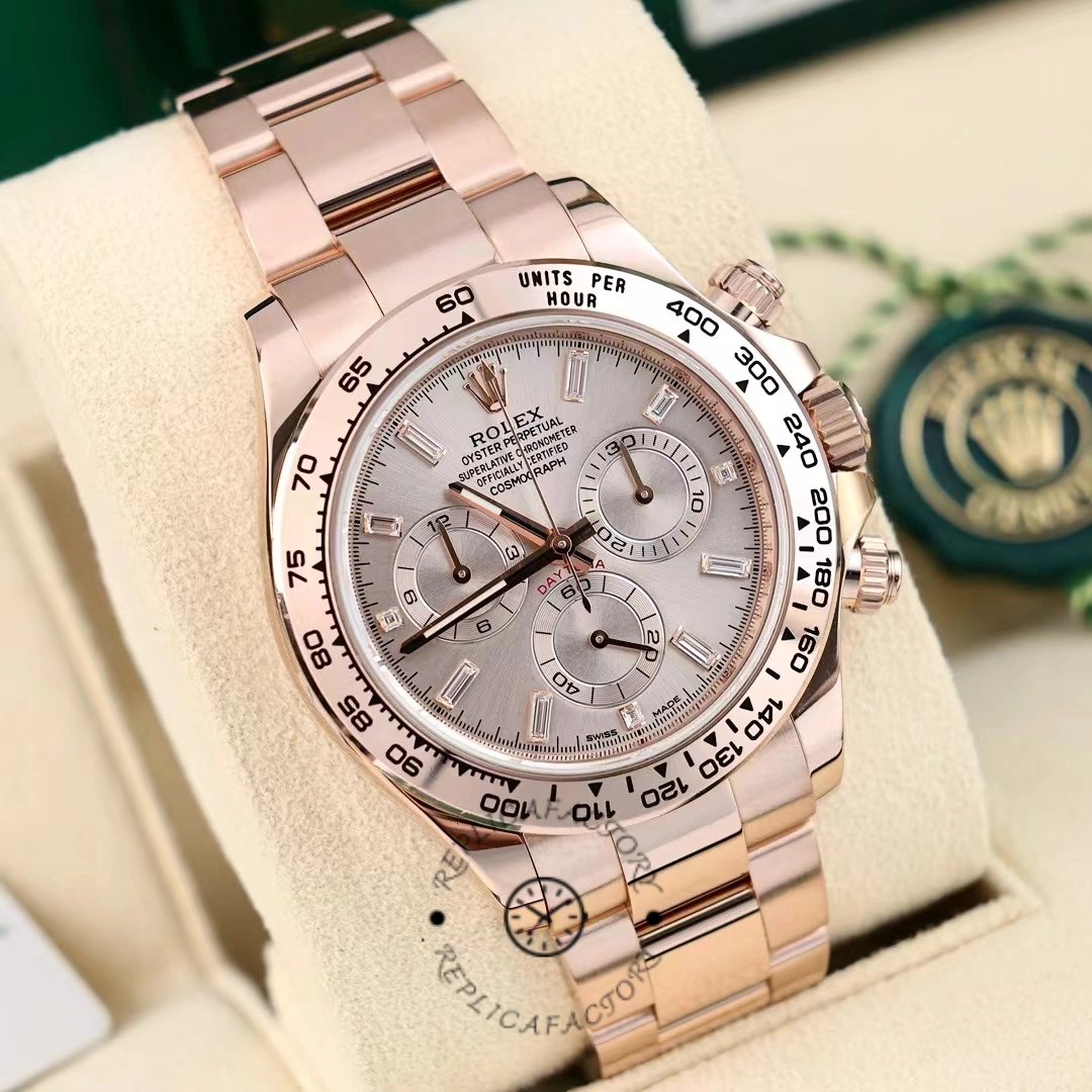 Rolex Daytona m116505 Everose Gold Sundust Pink Dial 40MM Mens Replica Watch