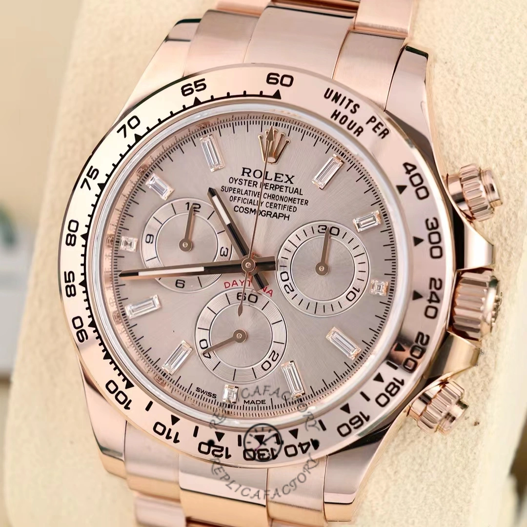 Rolex Daytona m116505 Everose Gold Sundust Pink Dial 40MM Mens Replica Watch