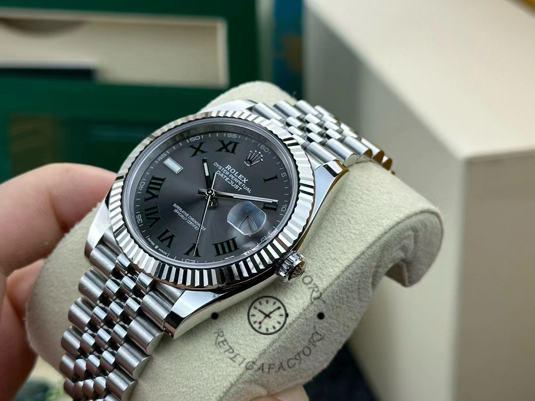 Rolex Datejust 126334 0022 41mm Slate Grey Roman Dial Men's Watch