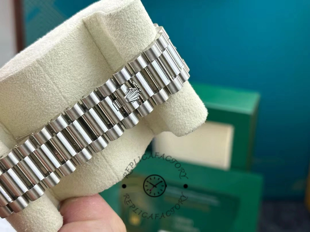 Rolex Day Date 40 18K White Gold Slate Dial M228239 0060 Men's Watch