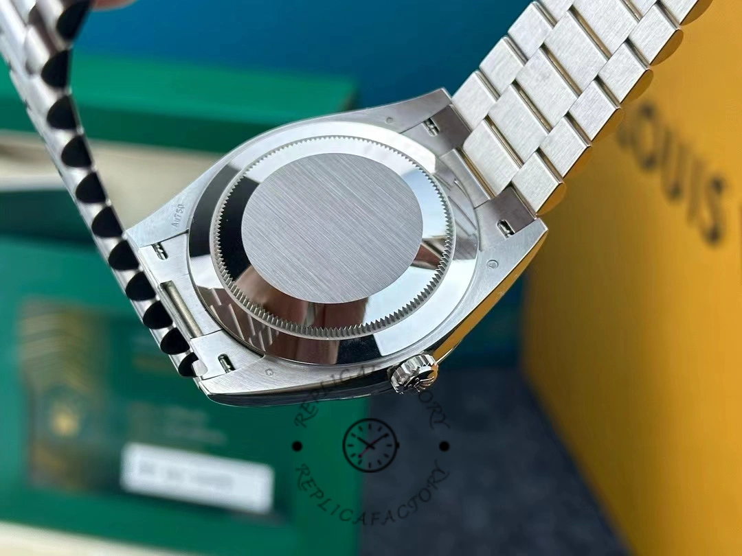 Rolex Day Date 40 18K White Gold Slate Dial M228239 0060 Men's Watch