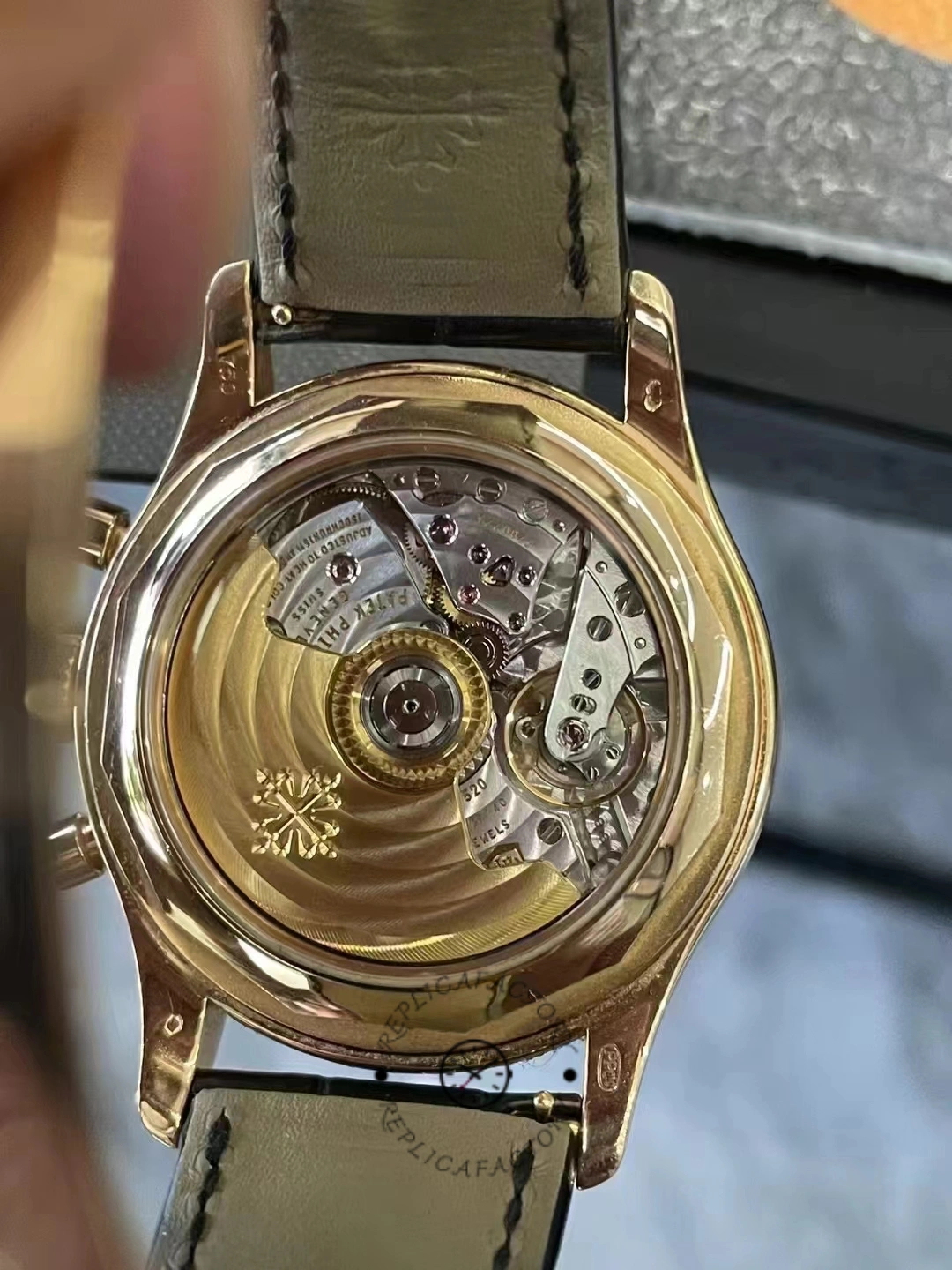 Patek Philippe Complications Annual Calendar Flyback Chrono 18k Rose Baguette Diamond 5961R-010