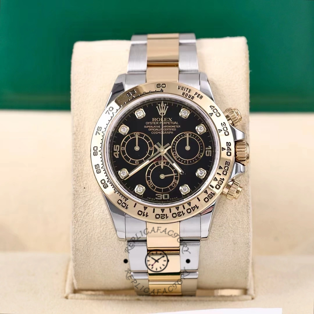 Rolex Cosmograph Daytona 116503 Black Diamond Dial 40MM Mens Replica Watch