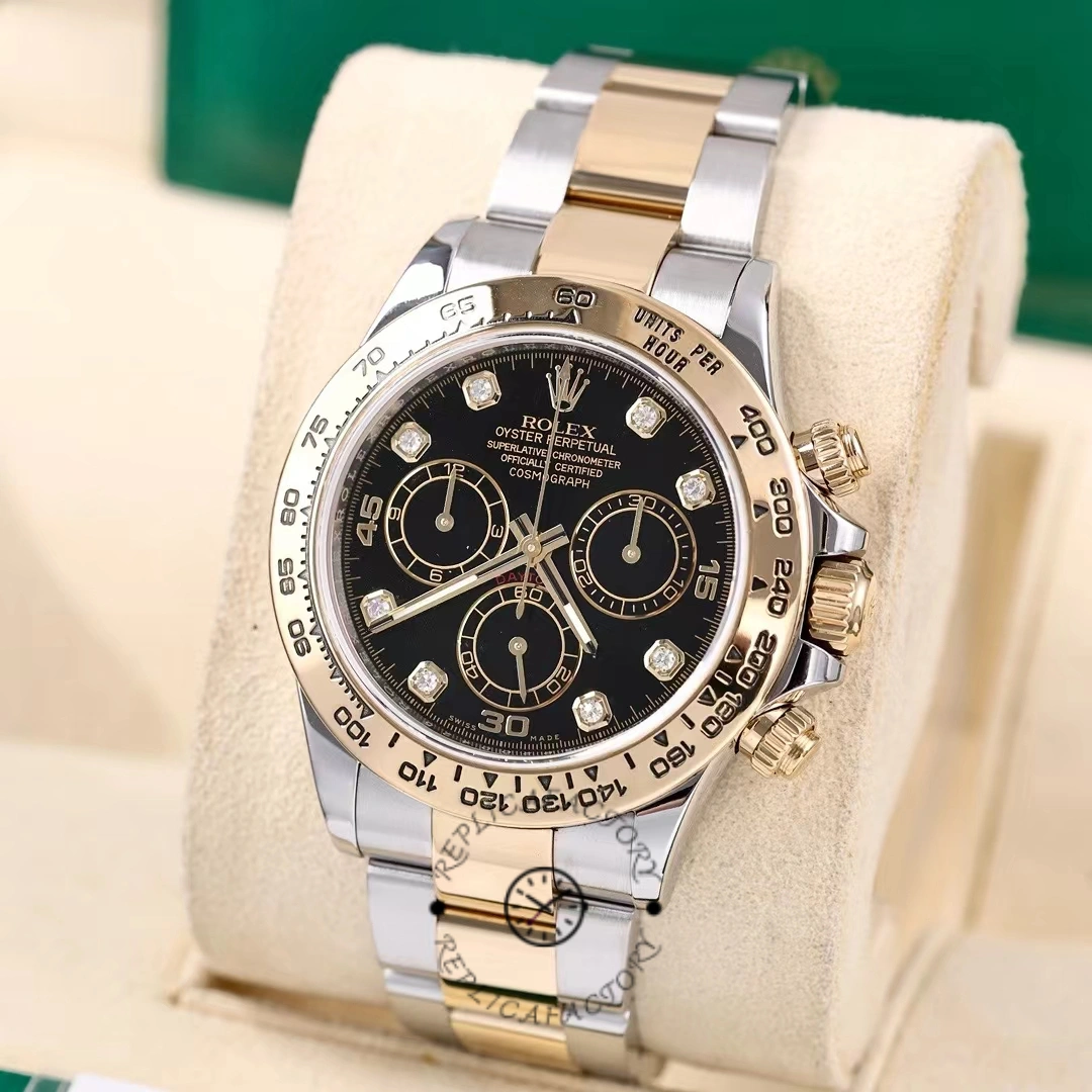 Rolex Cosmograph Daytona 116503 Black Diamond Dial 40MM Mens Replica Watch