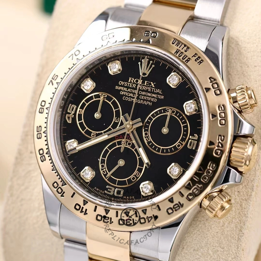 Rolex Cosmograph Daytona 116503 Black Diamond Dial 40MM Mens Replica Watch