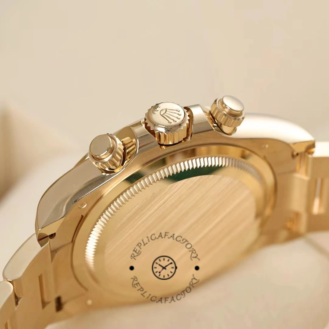 Rolex Daytona 40mm Yellow Gold Oyster Bracelet with Black Stick Dial 126508 0004