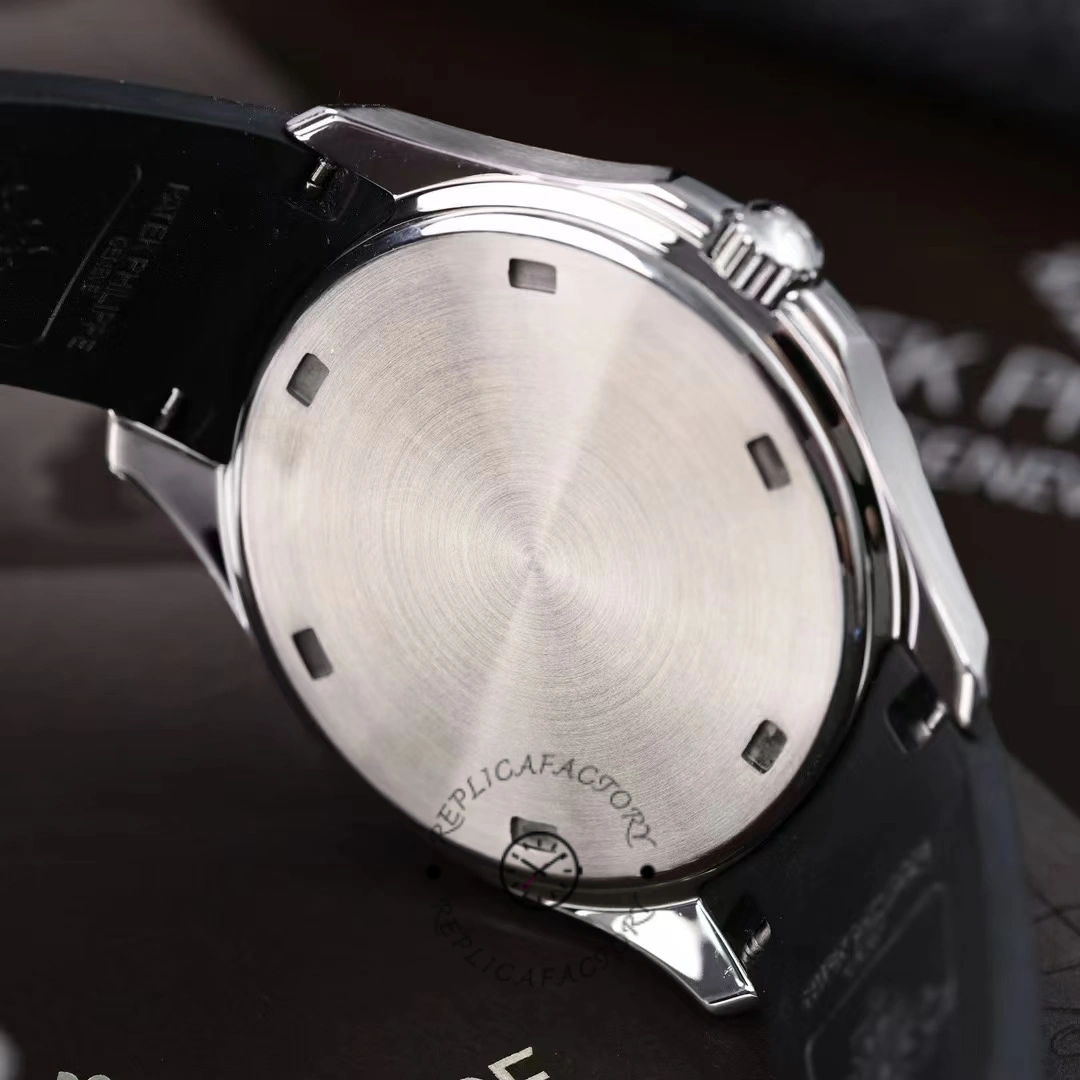 Replica Patek Philippe Aquanaut 5267 200A 001 Black Dial Diamond Bezel Watch