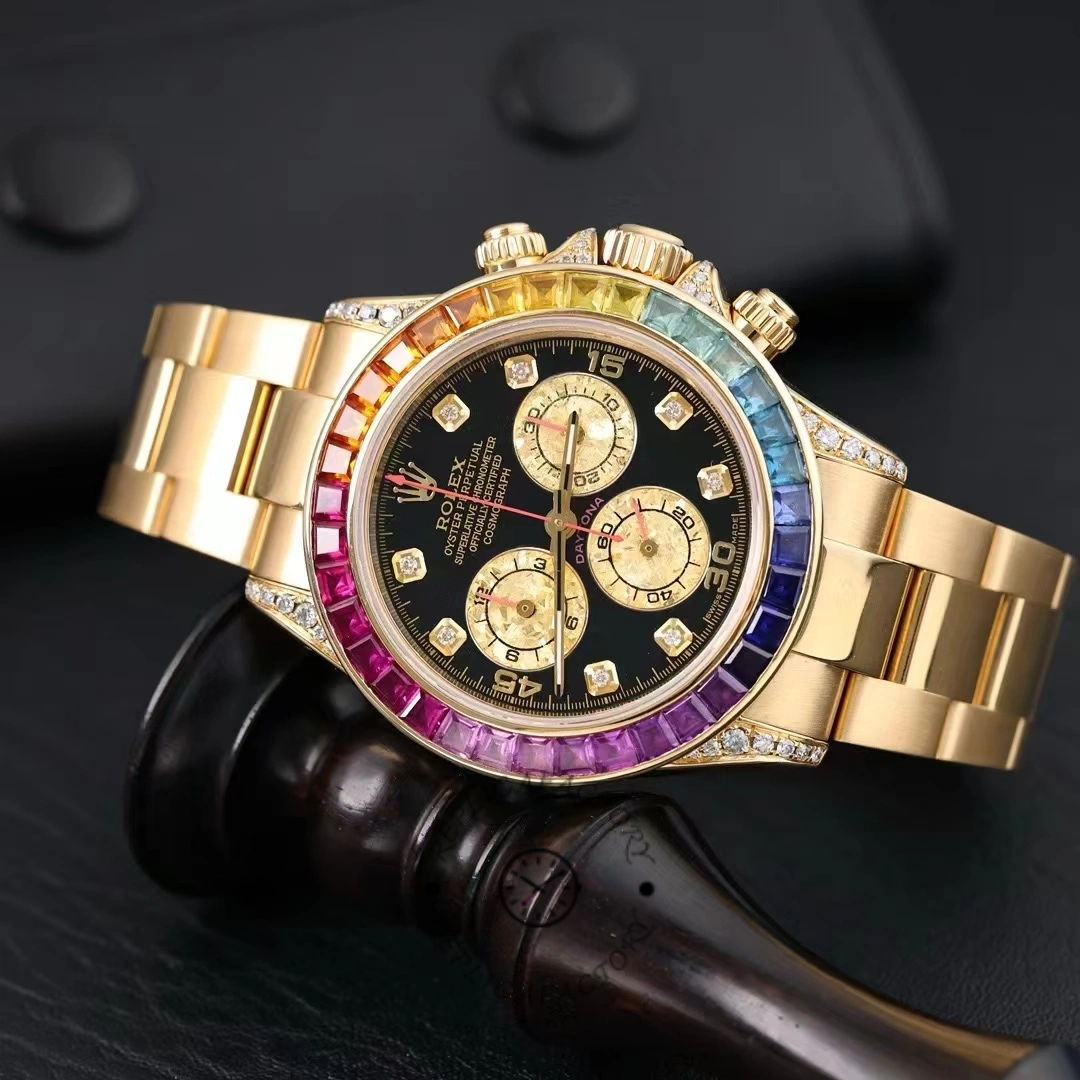 Rolex Daytona Chronograph Automatic Chronometer Diamond Black Dial 116598RBOW 0001