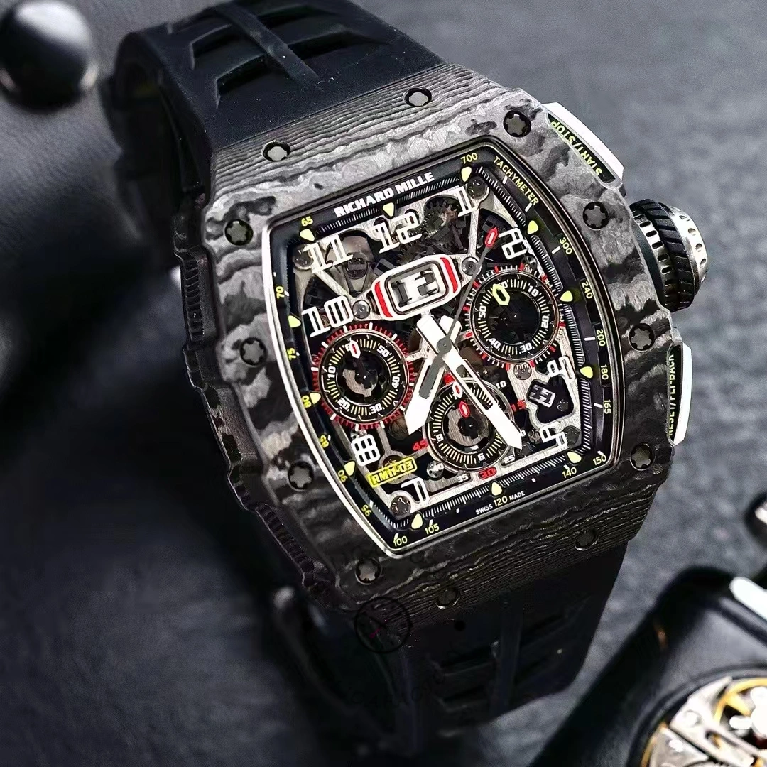 Richard Mille RM11-03 Carbon Automatic Flyback Chronograph Black