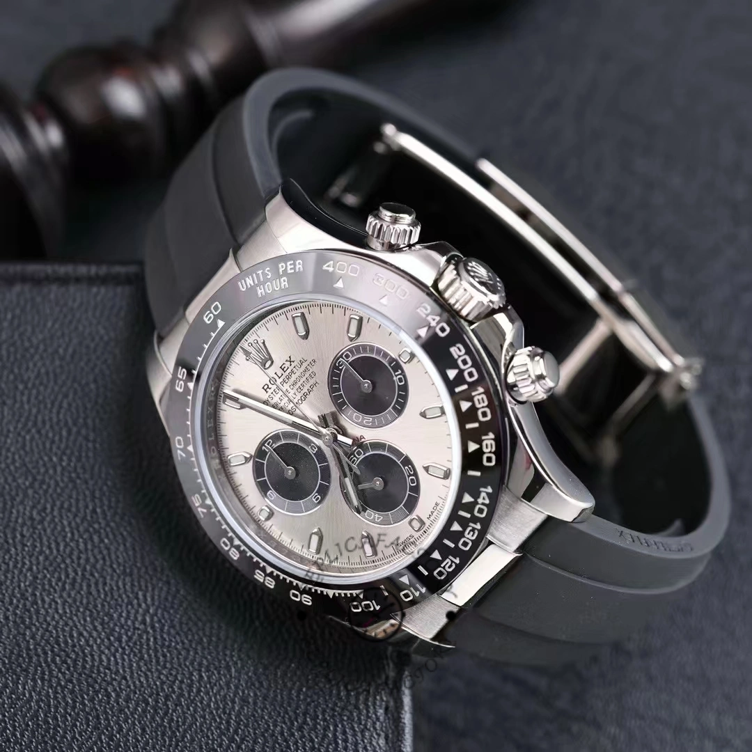 Rolex Daytona 116519 White Gold Grey Dial 40mm Mens Replica Watch