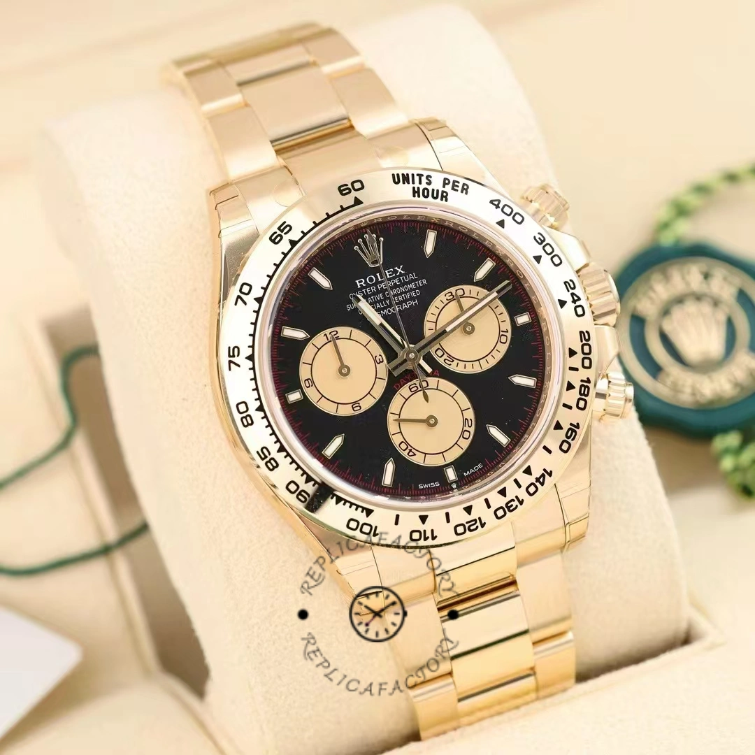 Rolex Daytona 126508 0002 Two Tone Black Dial Replica Watch