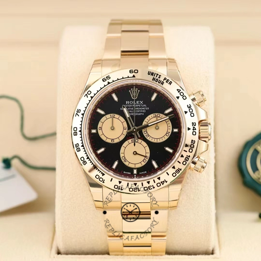 Rolex Daytona 126508 0002 Two Tone Black Dial Replica Watch