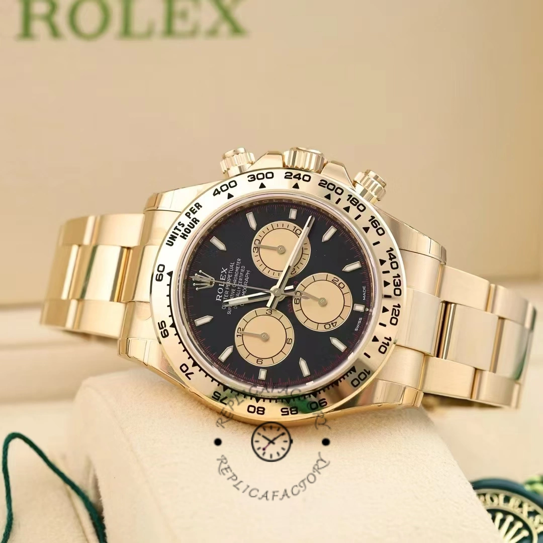 Rolex Daytona 126508 0002 Two Tone Black Dial Replica Watch