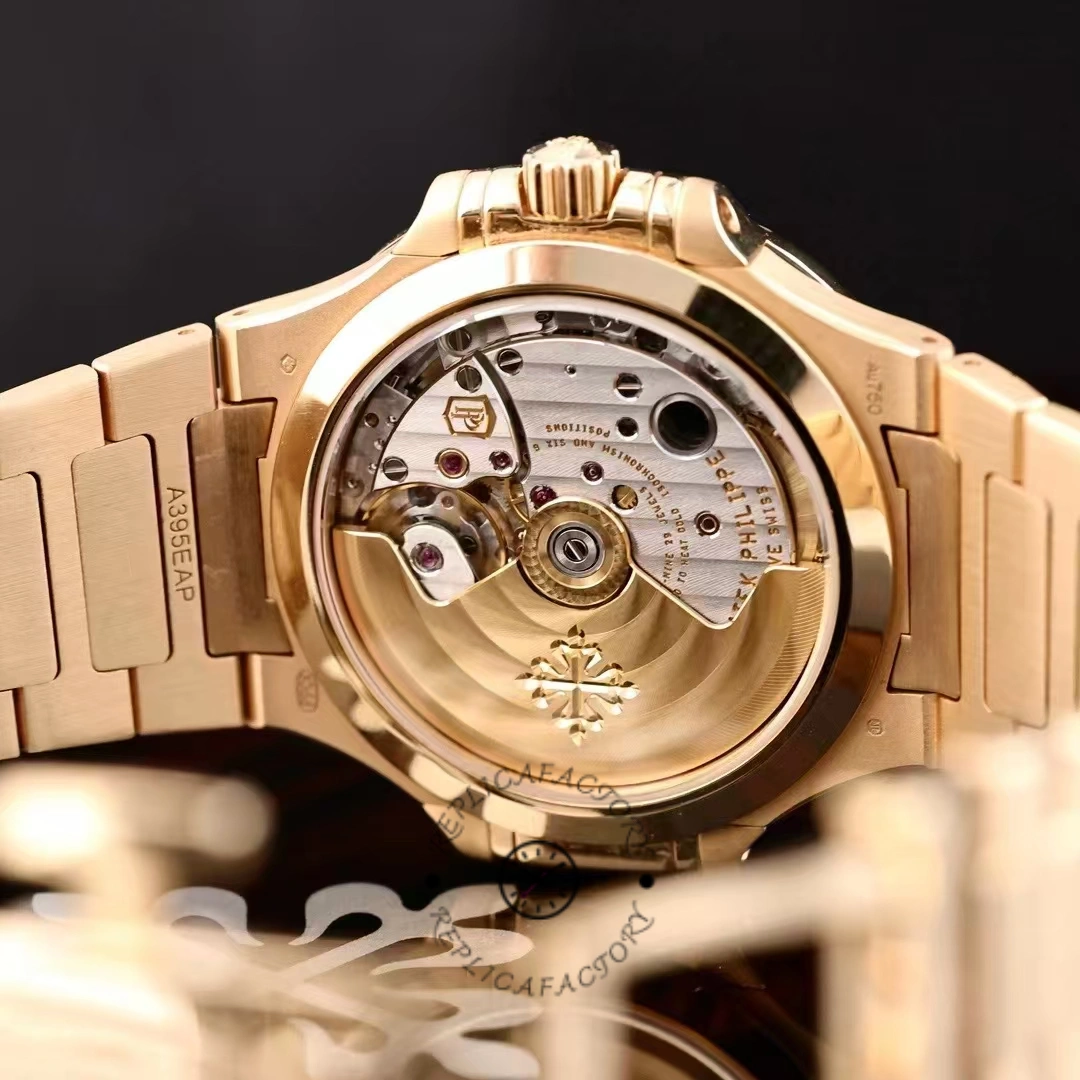 Patek Philippe Nautilus Ladies Rose Gold & Yellow Gold Silver Dial 7118 1R 001 35.2mm