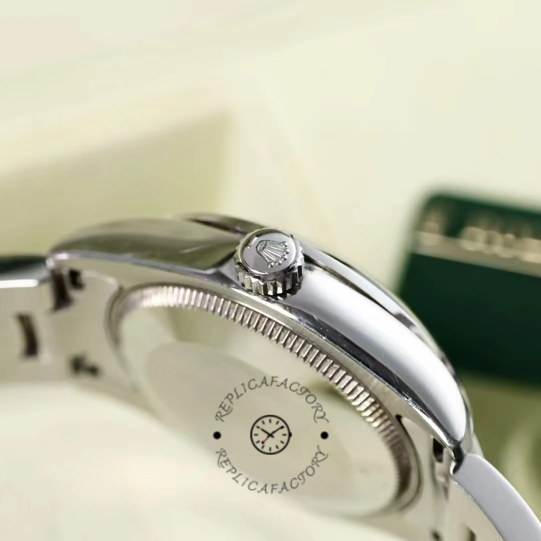 Rolex Oyster Perpetual 177200 White Roman Dial Oyster Bracelet 31mm Lady Replica Watch