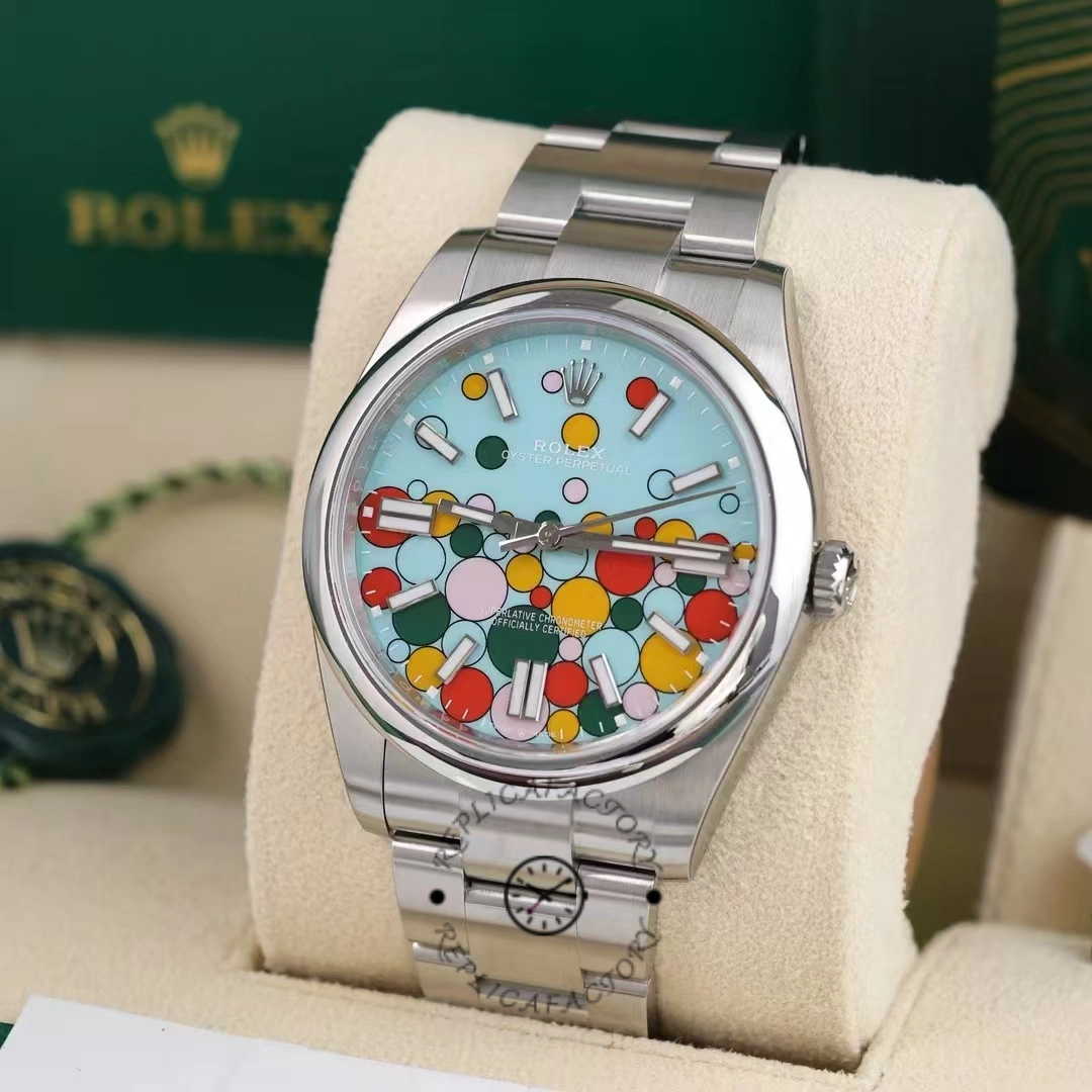 Rolex Oyster Perpetual 41mm Blue Dial Stainless Steel m124300-0008