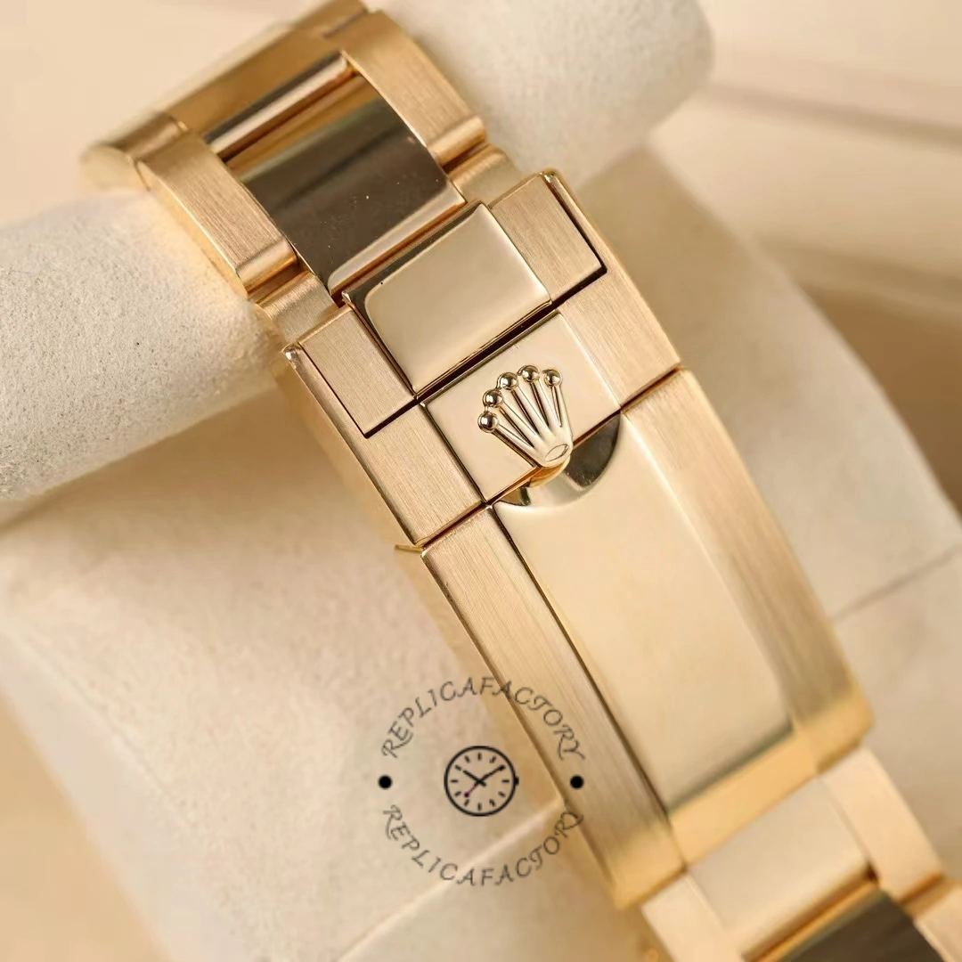 Rolex Daytona 116508 Yellow Gold Champagne Index Dial 40MM Mens Replica Watch