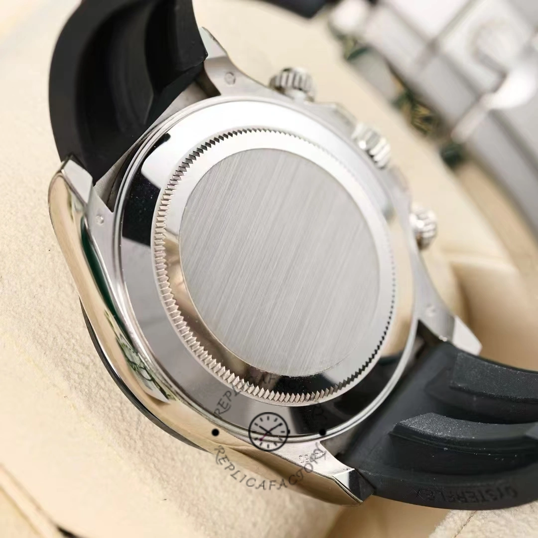 Rolex Daytona 116519 White Gold Automatic Black Dial Diamonds 40mm Mens Replica Watch