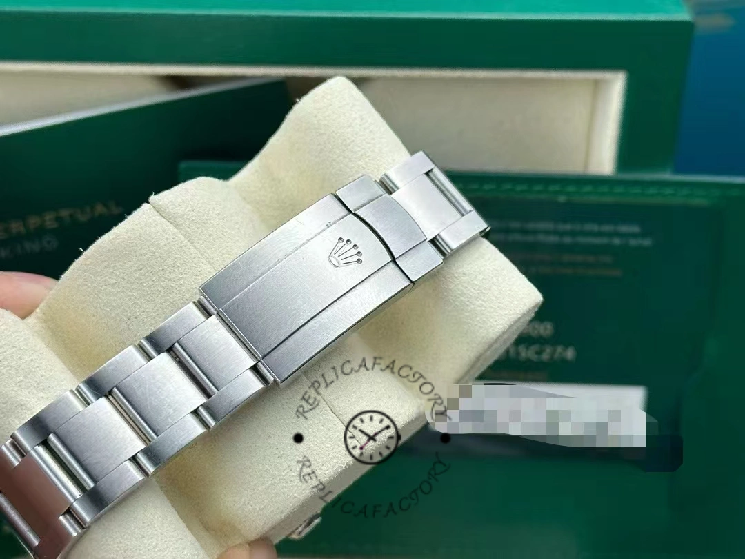 Rolex Air-King Stainless Steel Black Arabic Dial 116900