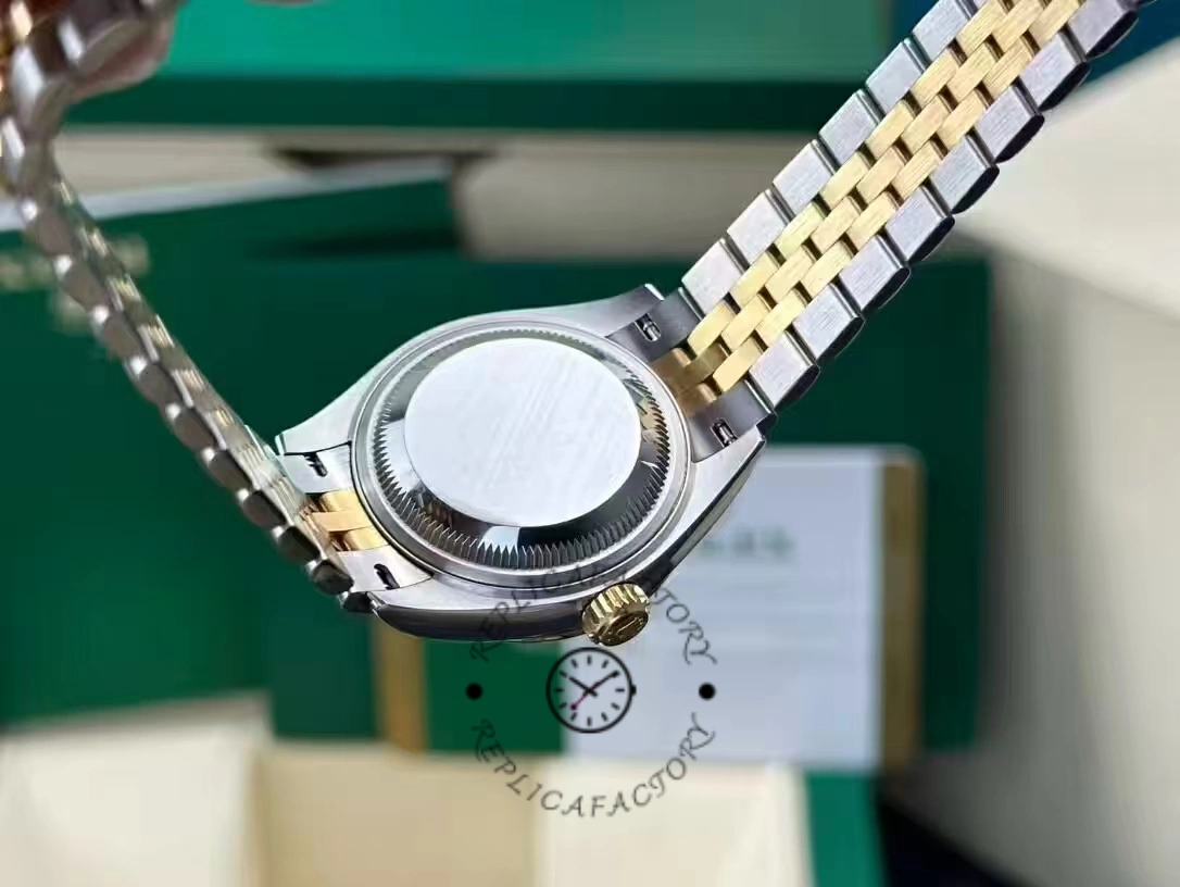 Rolex Datejust 279173 Silver Diamond Dial Fluted Bezel 28mm Lady Replica Watch