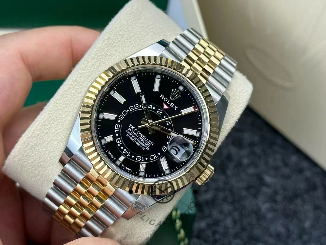 Rolex Sky Dweller 42 Oystersteel and Yellow Gold M336933 0004 Men's Watch