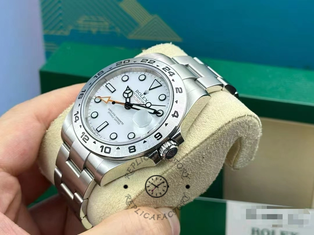 Rolex Explorer II m226570 0001 Stainless Steel White Dial 42MM Mens Replica Watch