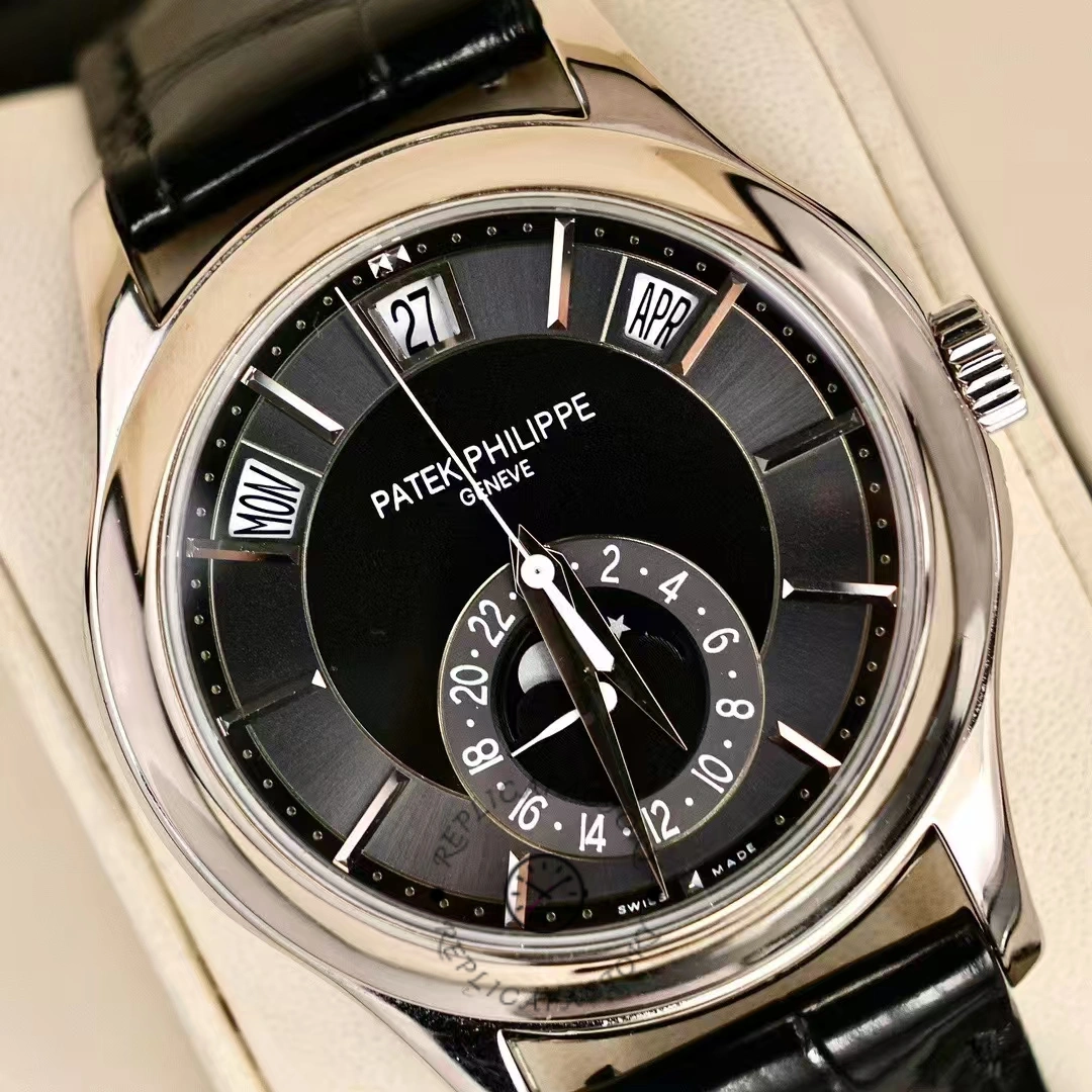 Replica Patek Philippe Complications Annual Calendar White Gold 5205G 010