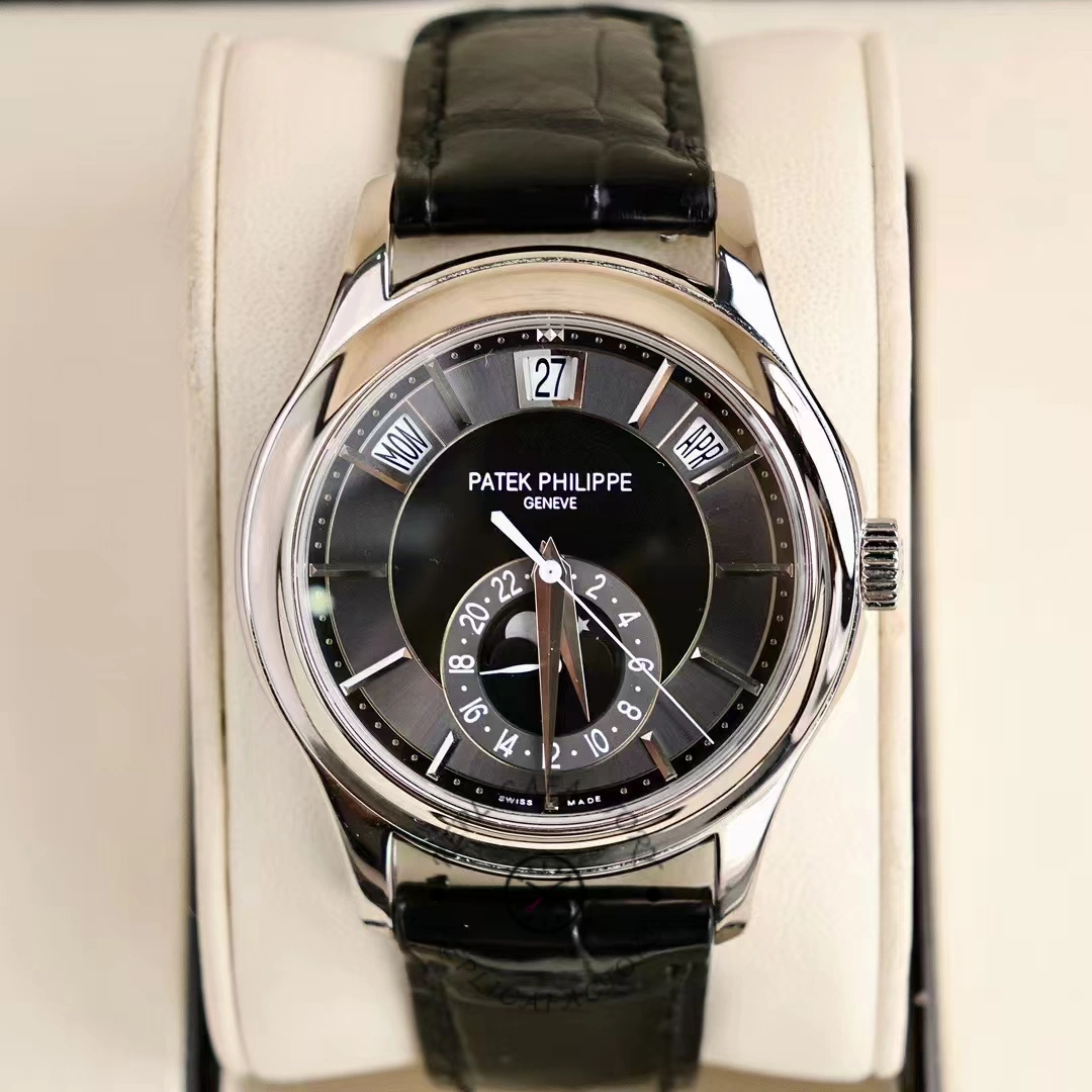 Replica Patek Philippe Complications Annual Calendar White Gold 5205G 010