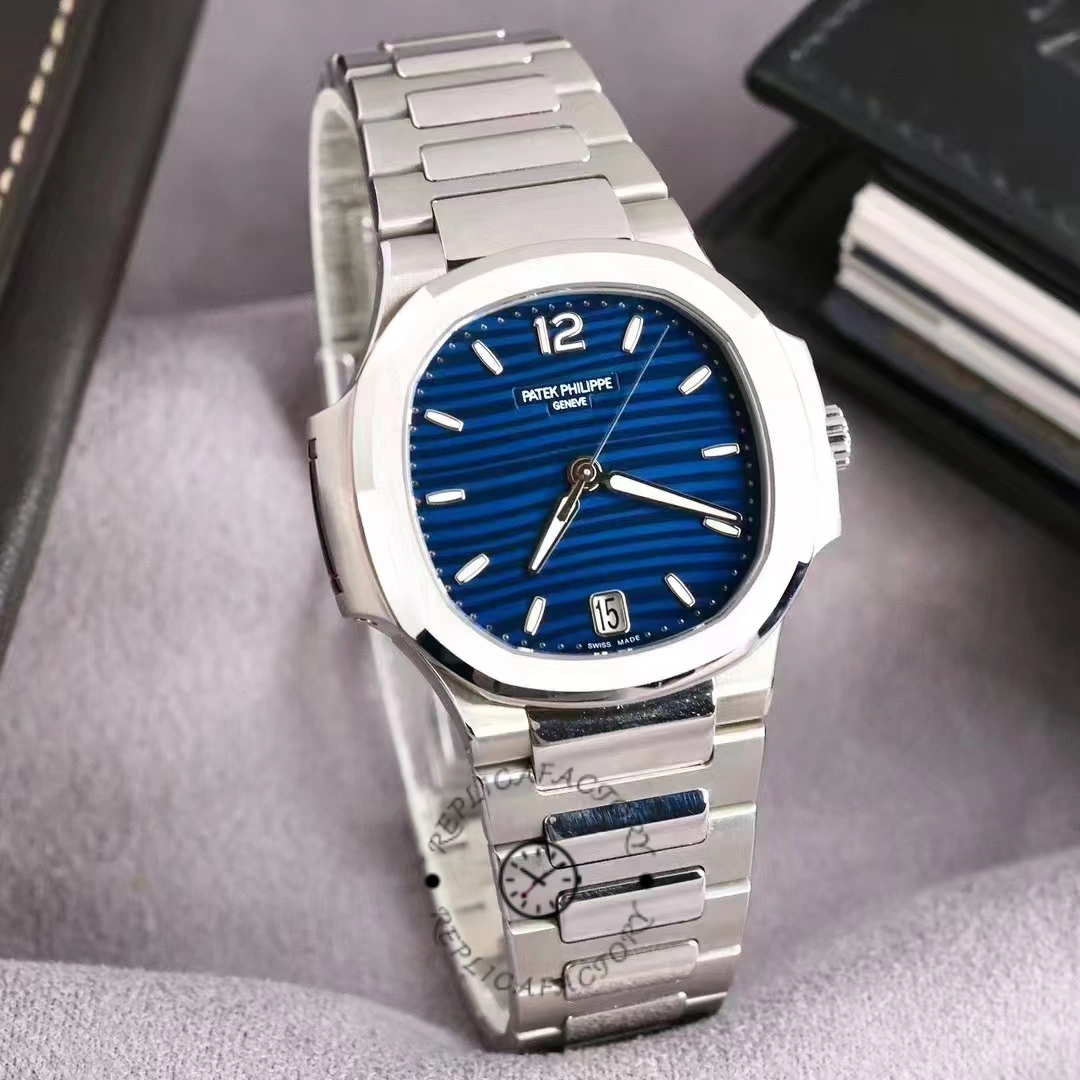 Patek Philippe Ladies Nautilus Blue Dial and Grey Dial 7118 1A 001