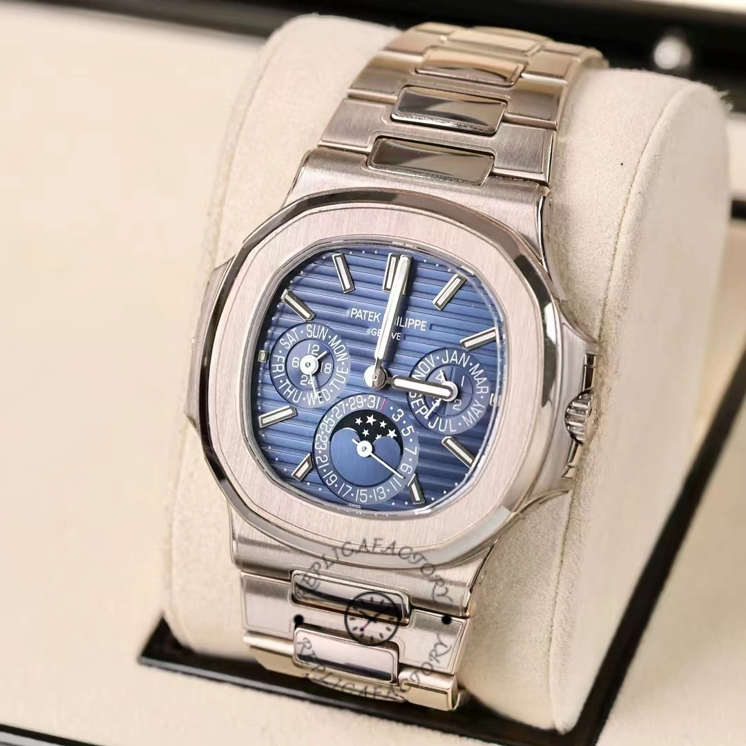 Patek Philippe Nautilus Perpetual Calendar White Gold Blue Dial 5740 1G 001