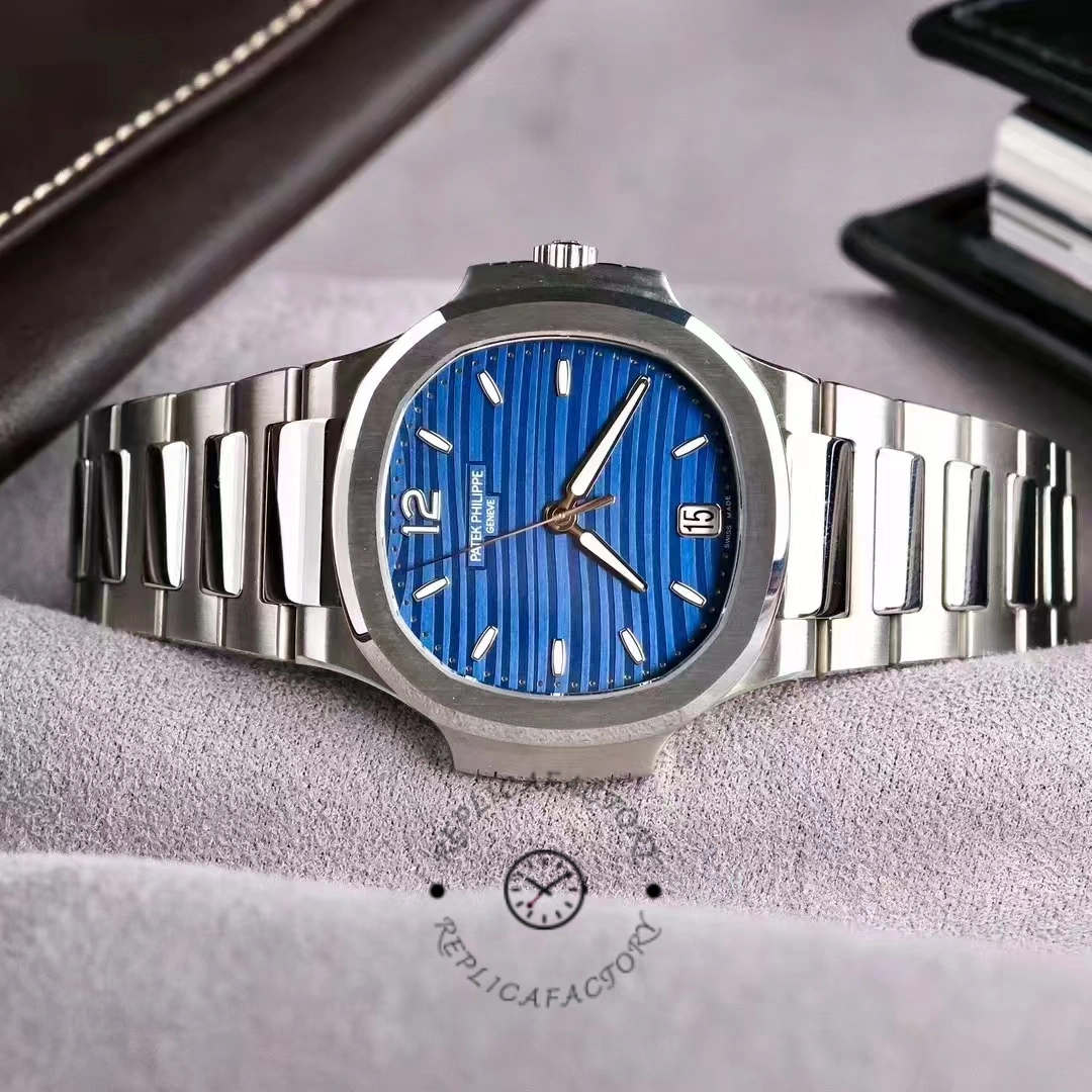 Patek Philippe Ladies Nautilus Blue Dial and Grey Dial 7118 1A 001