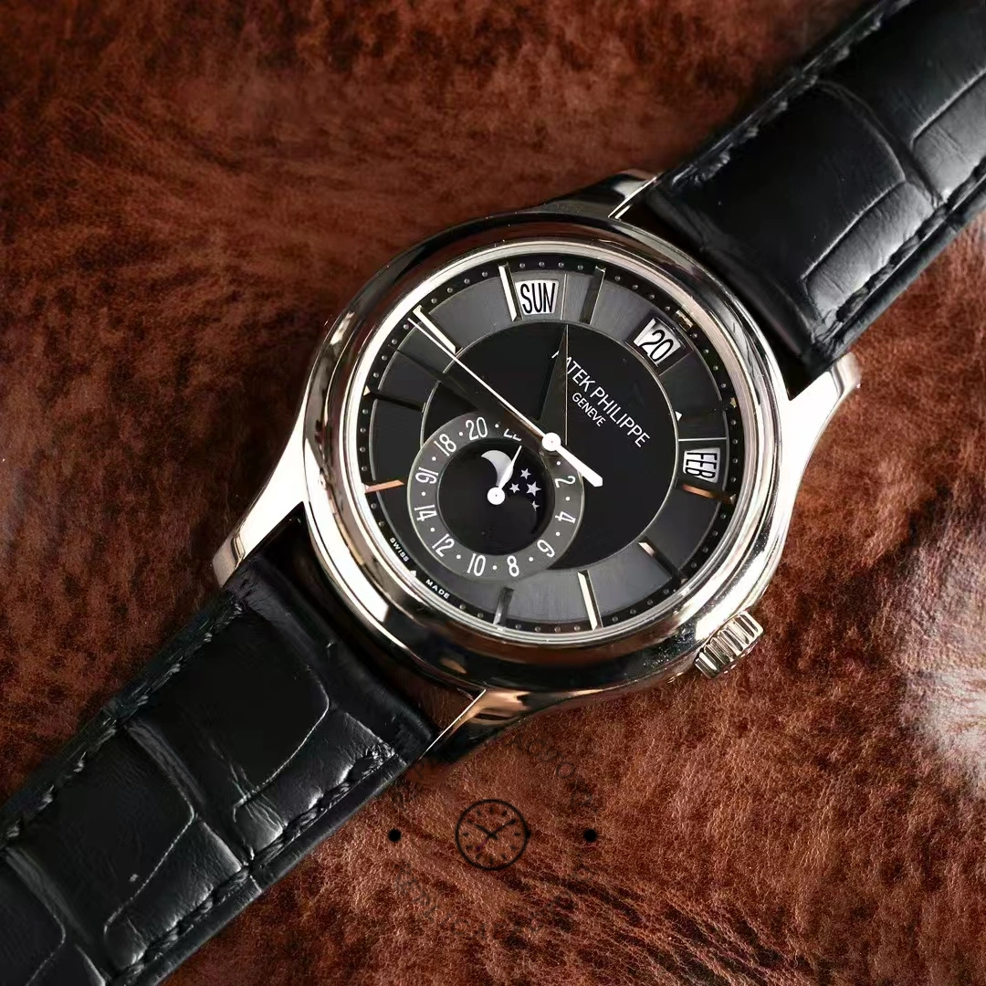 Replica Patek Philippe Complications Annual Calendar White Gold 5205G 010 40mm Mens Watch