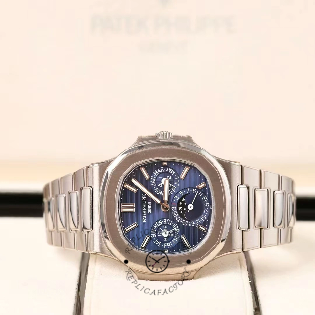 Patek Philippe Nautilus Perpetual Calendar White Gold Blue Dial 5740 1G 001