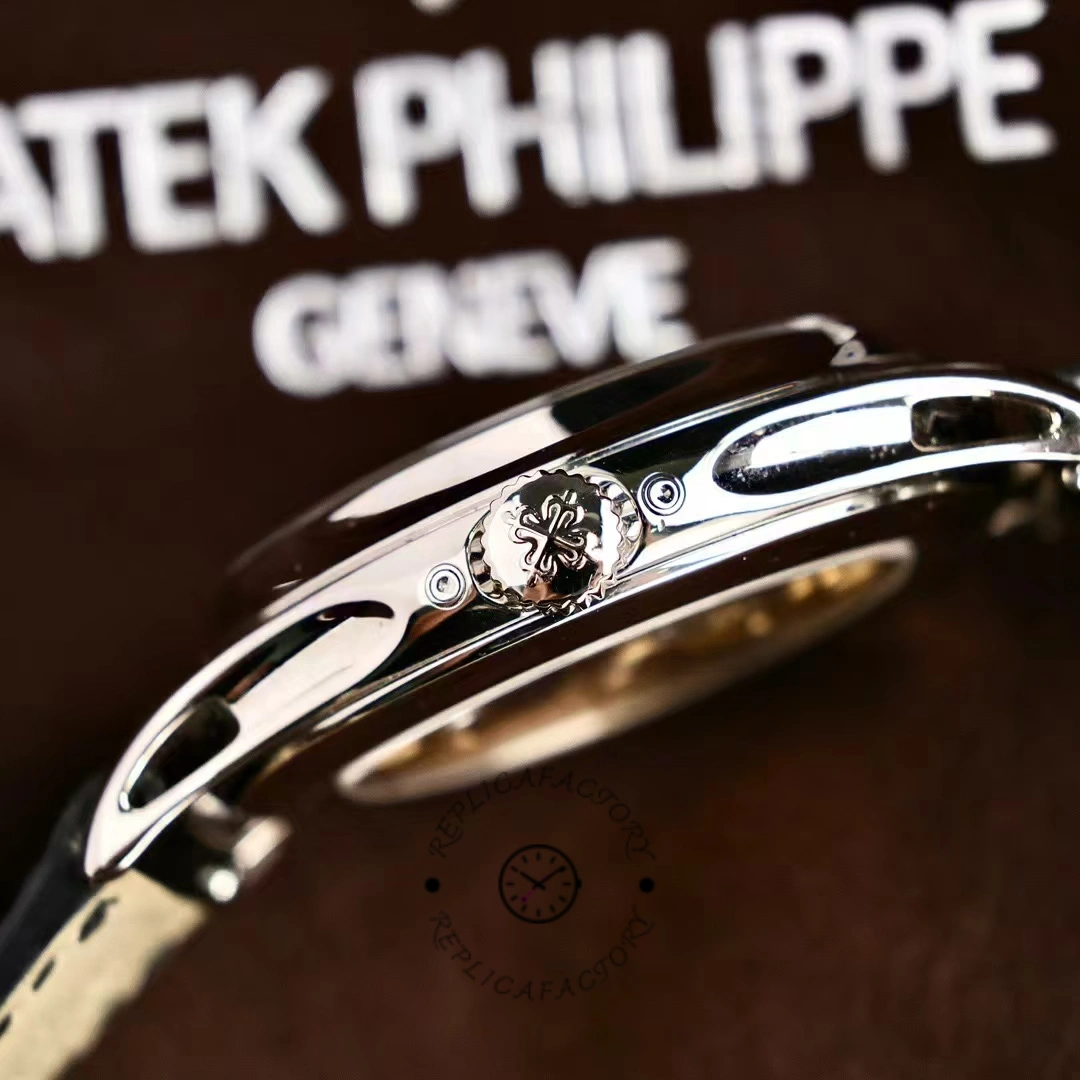 Replica Patek Philippe Complications Annual Calendar White Gold 5205G 010