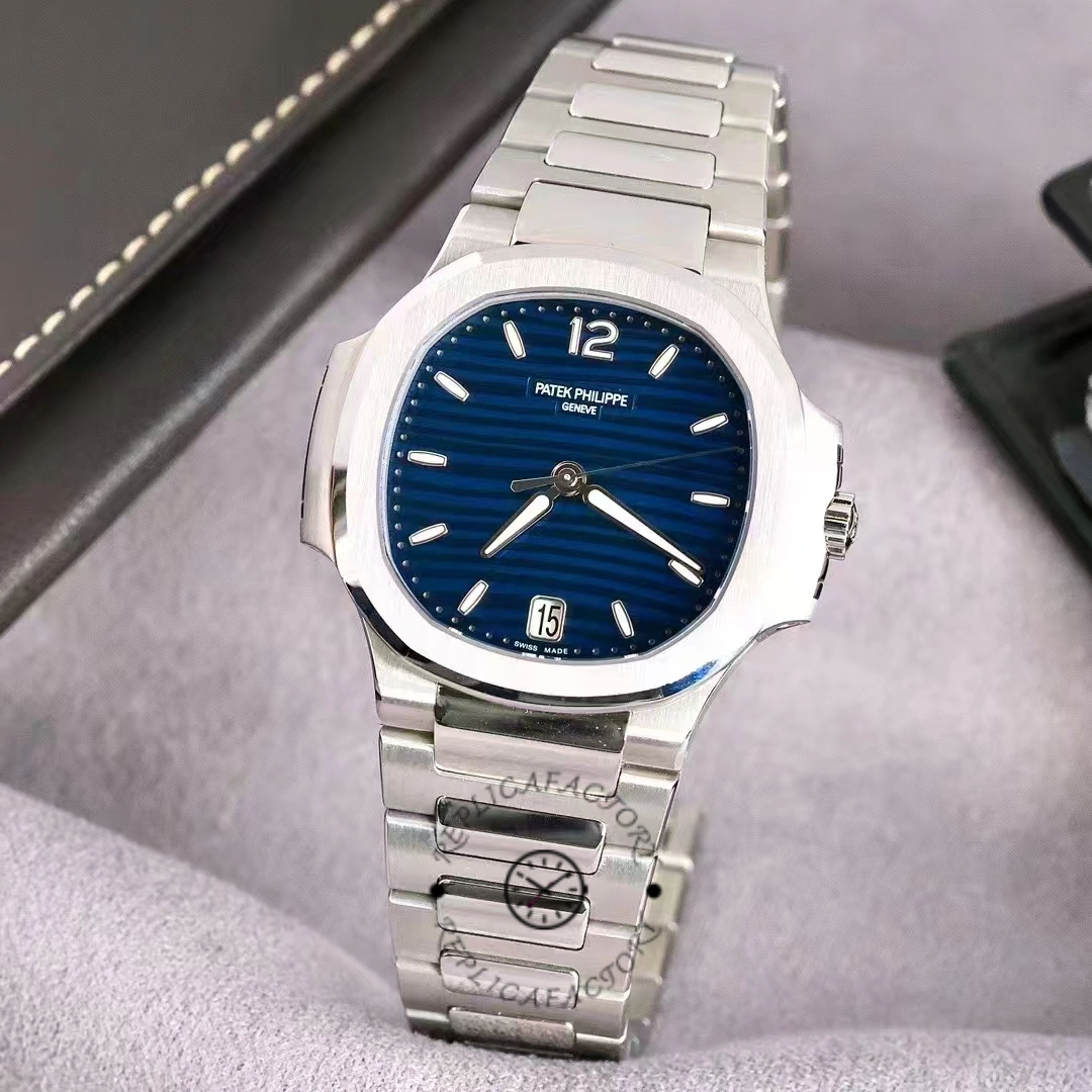 Patek Philippe Ladies Nautilus Blue Dial and Grey Dial 7118 1A 001