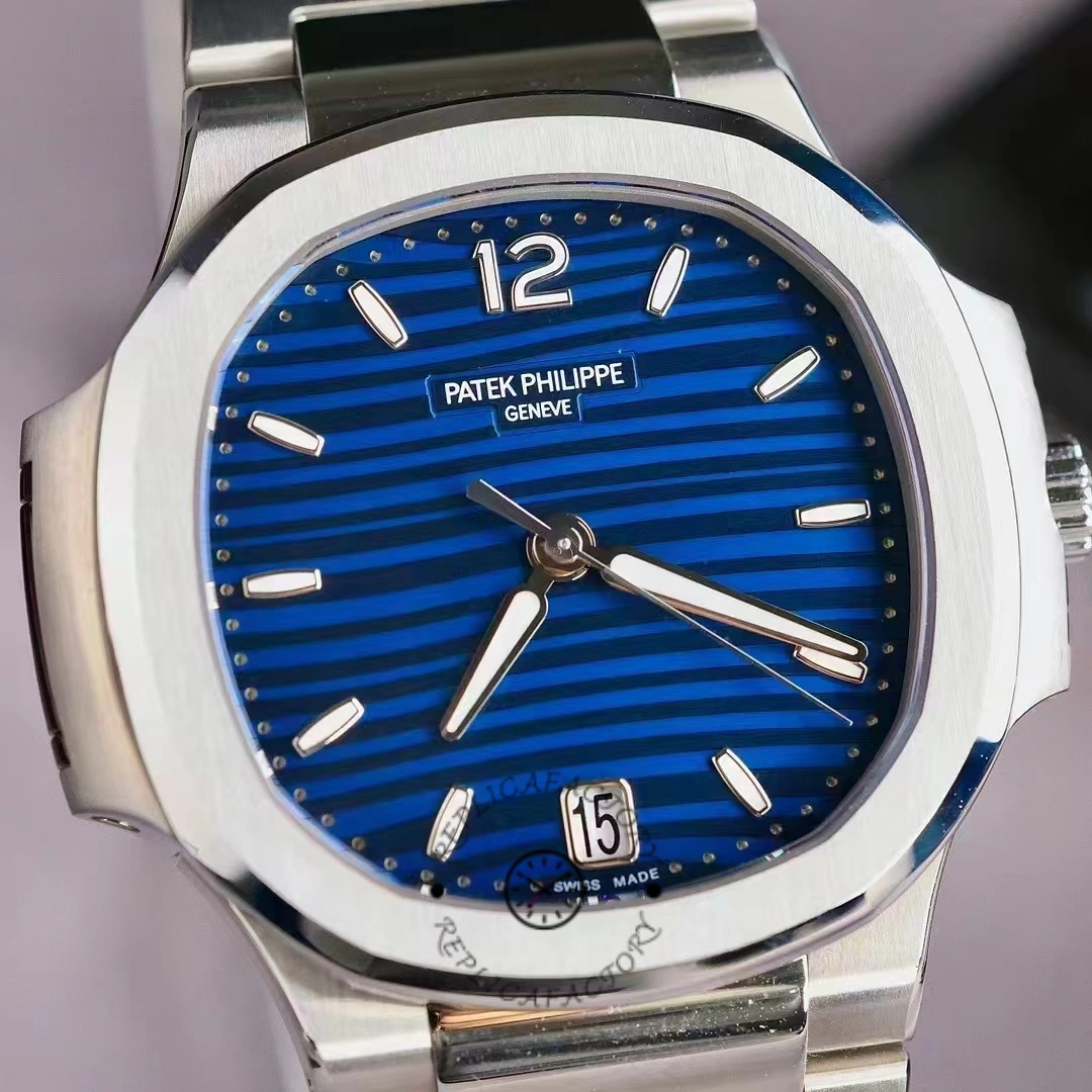 Patek Philippe Ladies Nautilus Blue Dial and Grey Dial 7118 1A 001