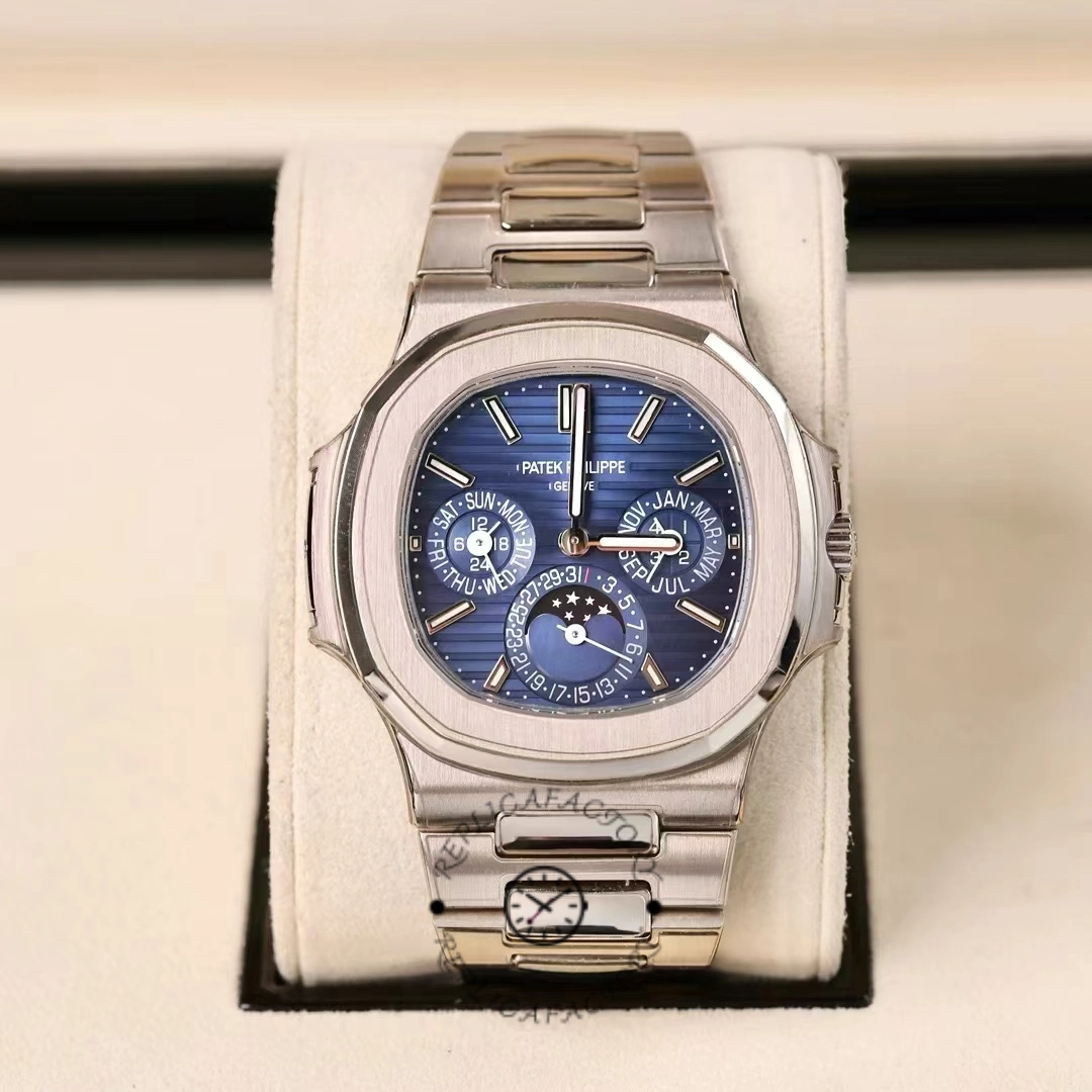 Patek Philippe Nautilus Perpetual Calendar White Gold Blue Dial 5740 1G 001