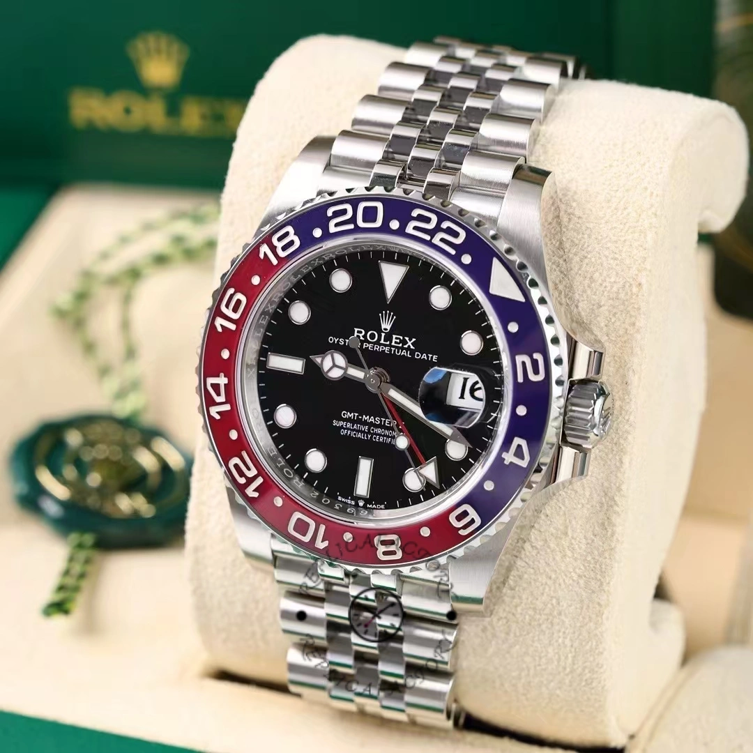 Rolex GMT-Master II 126710BLRO Stainless Steel Black Dial 40MM Mens Replica Watch