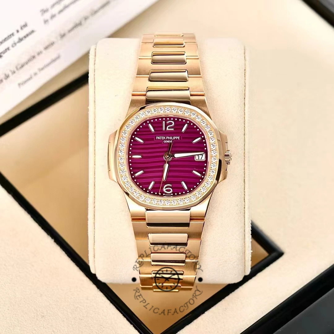 Patek Philippe Nautilus 7010 1R 013 Purple Dial 32mm