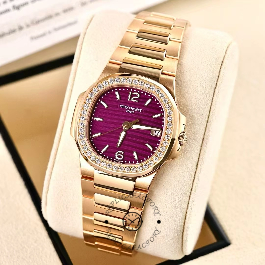 Patek Philippe Nautilus 7010 1R 013 Purple Dial 32mm